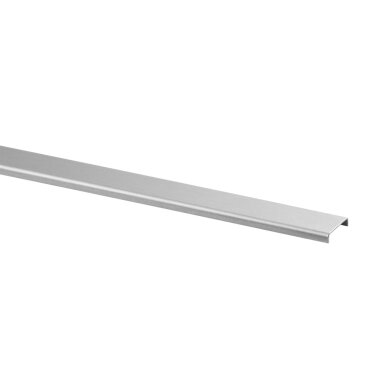 MODELL 6940 | Flaches Glaskantenschutz-Profil | für Glasstärken 12,76 - 13,52 mm | Länge: 5 m | V4A | geschliffen