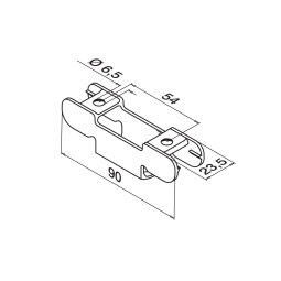 MODELL 0782 | Adapter Glasleistenrohr/Rohradapter | m....
