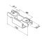 MODELL 0782 | Adapter Glasleistenrohr/Rohradapter | m. Kabelkanal | V4A | U-Größe: 27 x 30 mm