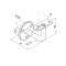 MODELL 0103 | Handlaufträger | Wandmontage | mit Kabeldurchführung | V2A | für Ø48,3 mm Handlauf | geschliffen