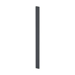 MODELL 0561 | Geländerpfostenrohr | 60 x 15 mm | für Seitenmontage | Aluminium | Höhe: 1140 mm | anthrazitgrau (RAL 7016)