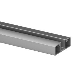 MODELL 5952 | Gleisleiste | unten | 55x25 mm | Aluminium | Länge: 5000 mm | geschliffen + eloxiert