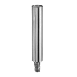 MODELL 0811 | Handlaufhalter-Stift | Ø 14 mm | V4A | Höhe 68 mm | mit M10/M6 Gewinde | geschliffen