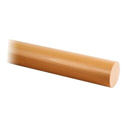 MODELL 0950 | Holzhandlauf | Ø42 mm | L=2500 mm | Naturail | Buche | lackiert