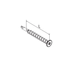 MODELL 0212 | Senkkopfschraube mit Innenvielzahn | A4-70 | V4A | 4,2 x 13 mm | QS-268